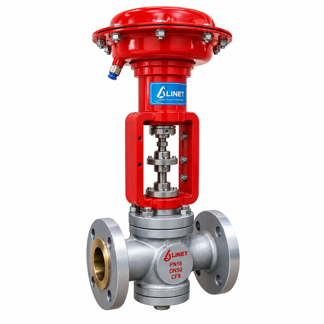FCV DIAPHRAGM OPERATED 3-WAY CONTROL VALVE FLANGED END