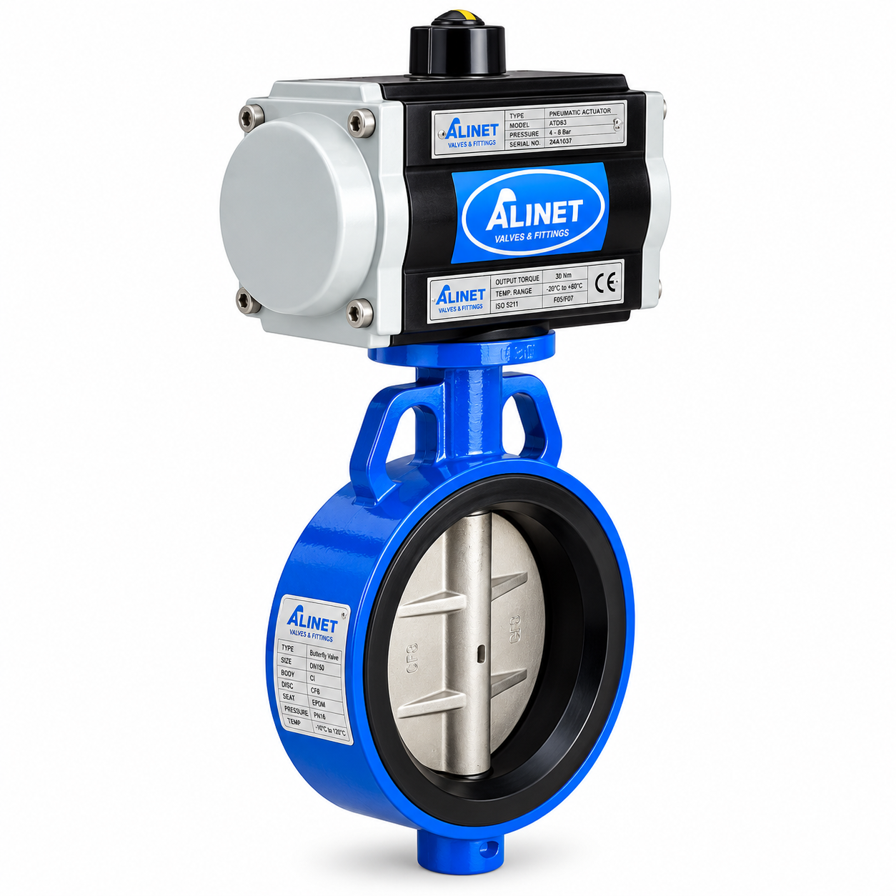 Pneumatic Butterfly Valves