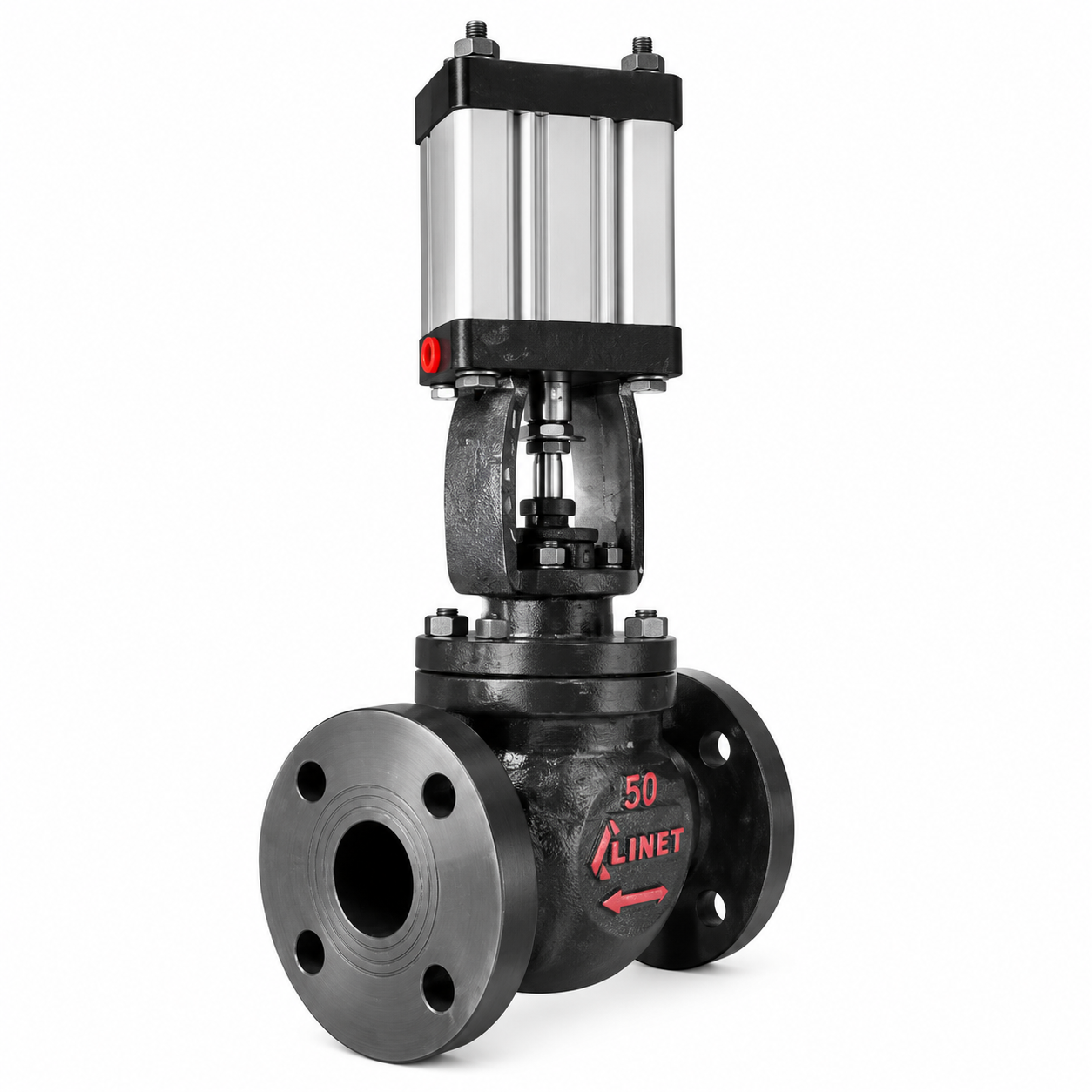 SCV MODEL 2/2 WAY SINGLE ACTING CYLINDER CONTROL VALVE FLANGED END