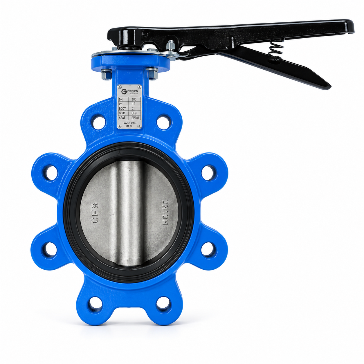 LUG BUTTERFLY VALVE — LEVER