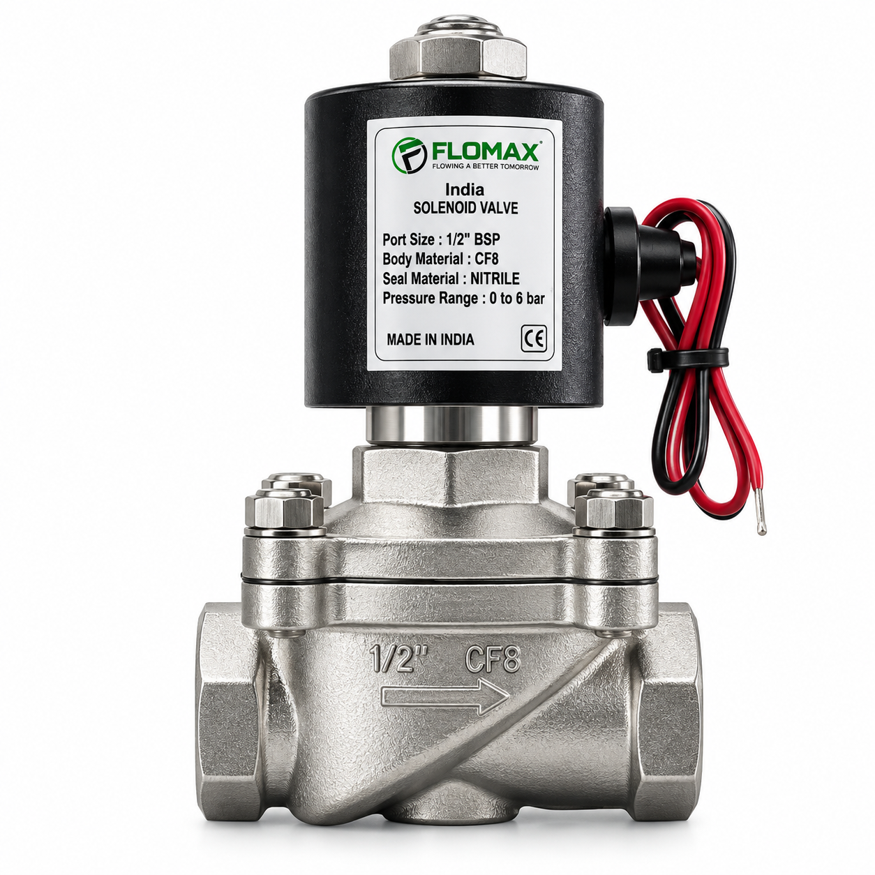 SEMI LIFT DIAPHRAGM OPERATED SOLENOID VALVE (Normally Close)