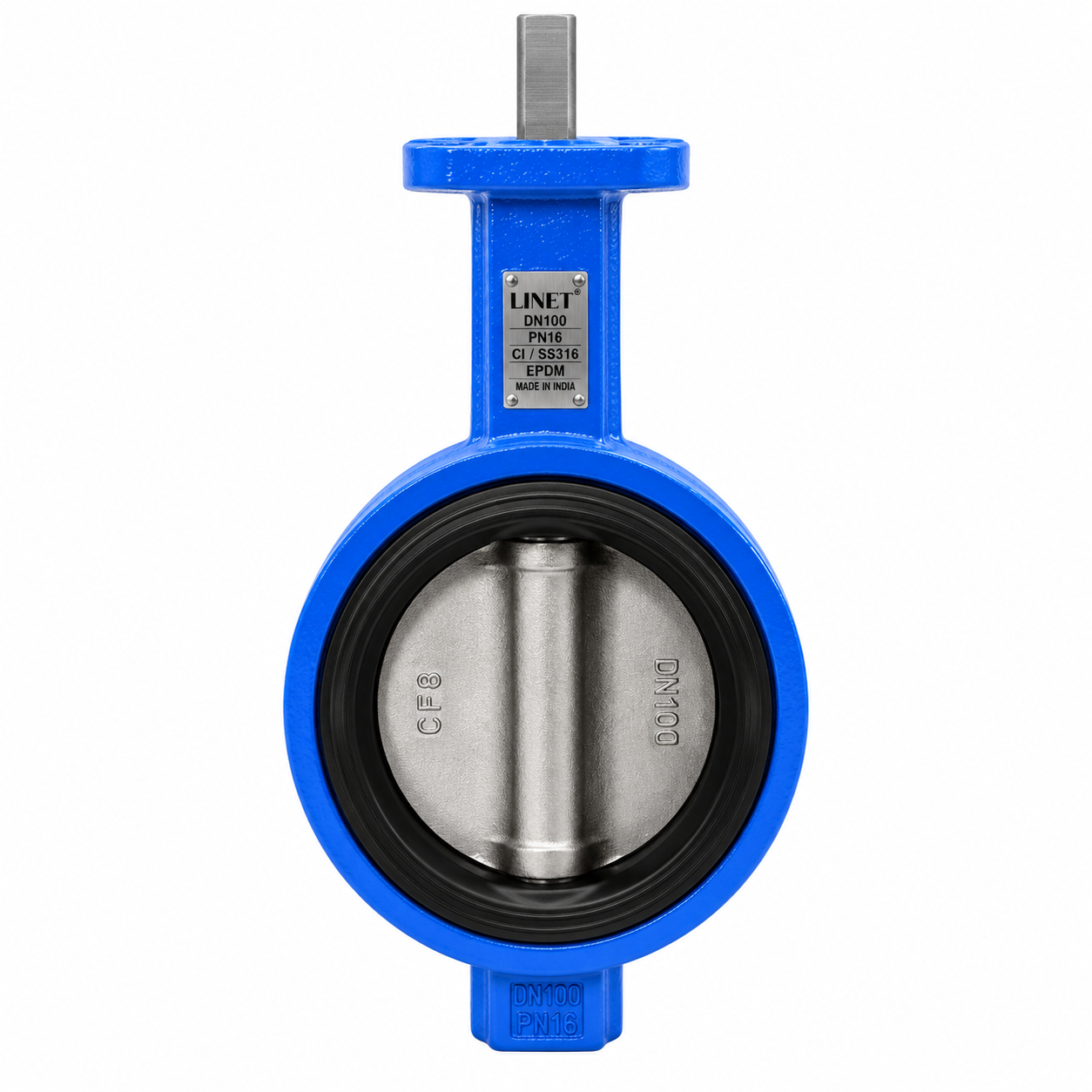 WAFER BUTTERFLY VALVE – BARE SHAFT