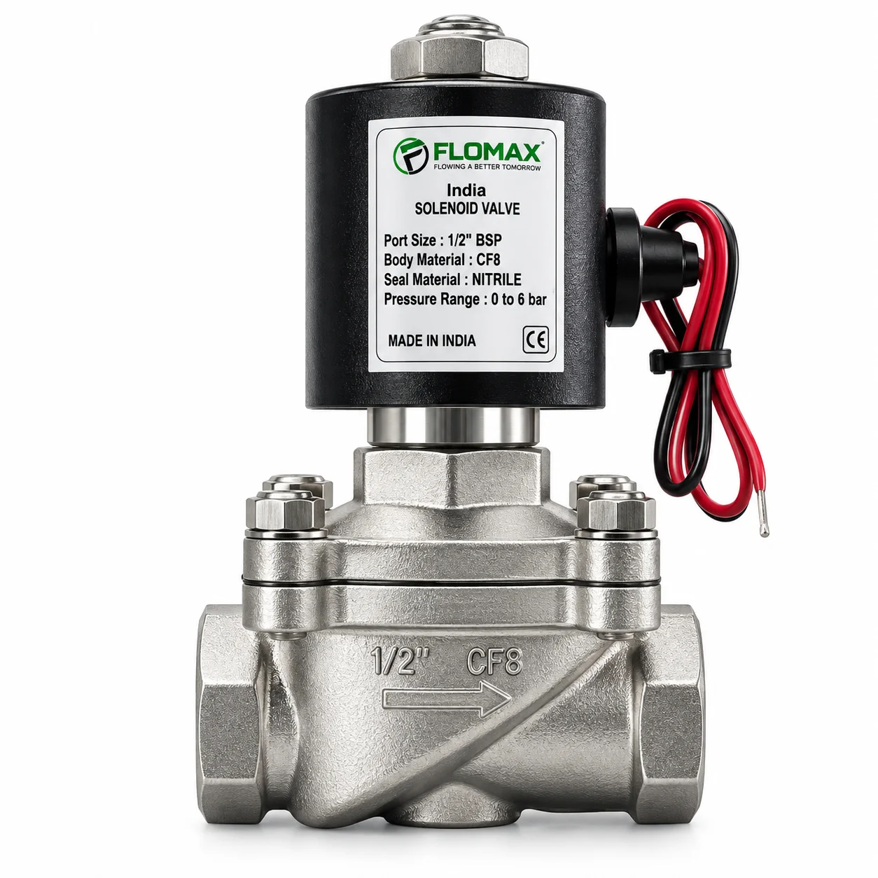 SEMI LIFT DIAPHRAGM OPERATED SOLENOID VALVE (Normally Close)